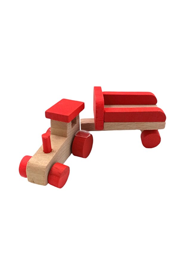 Ahşap Römorklu Traktör - 3