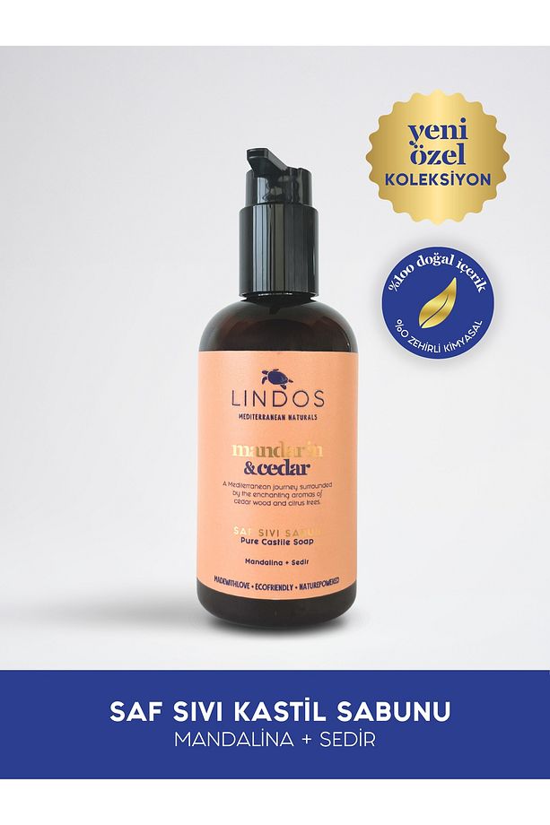 Saf Sıvı Kastil Sabunu - Mandarin & Cedar - 250 ml - 1