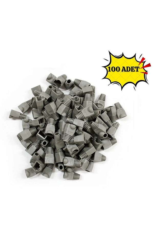 Yeni Nesil Pense Ez Rj45 Delikli 100 lü  Ethernet İnternet Cat5e 6/7/8 Ethernet Birleştirici 10 Adet - 5