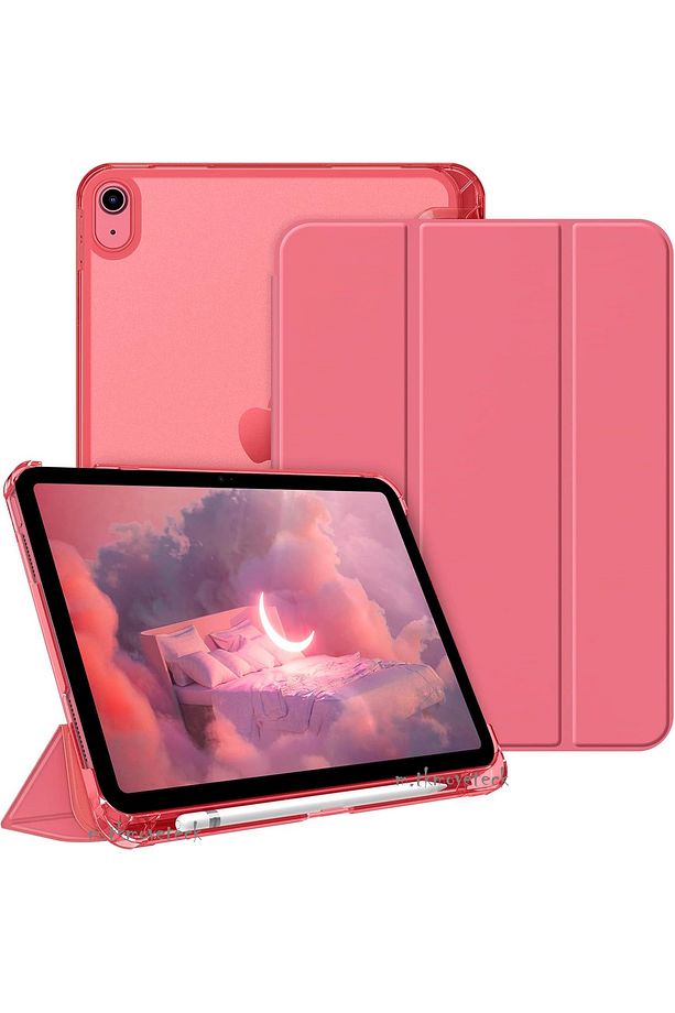 Apple iPad Air 11 Air 4 5 6 10.9 2020 2022 2024 Kılıf Katlanır Kalem Bölmeli Akıllı Uyku Modlu Kapak - 1