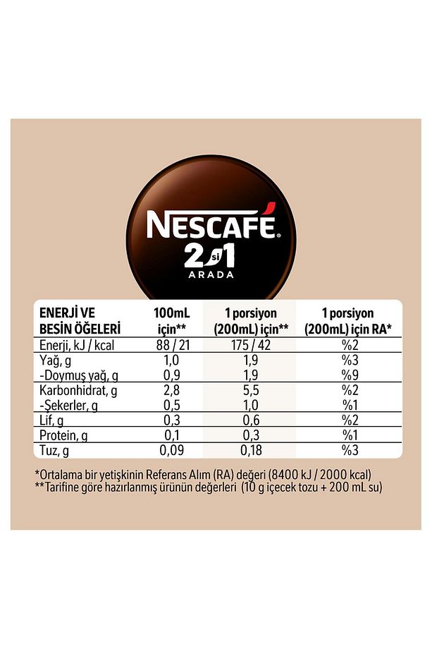 2Si1 Arada Sütlü Kahve 10 Gr X 10 Adet - 4
