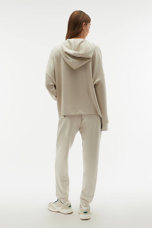 KAPÜŞONLU MODAL SWEATSHIRT - 2