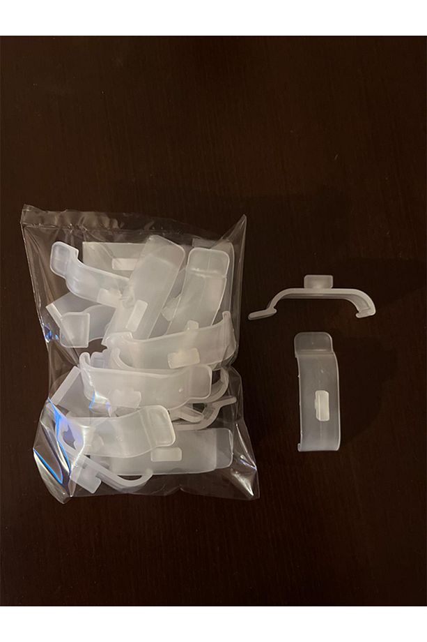 Stor Zebra Perde Pratik Kornişe Takma Aparatı (DAR KASA - 3,5.CM) 20 Adet . - 1