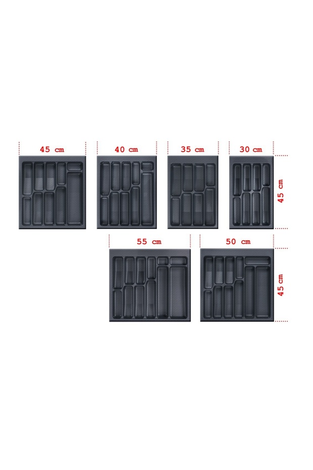 Gri Netaks çekmece içi kaşıklık 50×45, şık ve kullanışlı yeni model ürün - 4