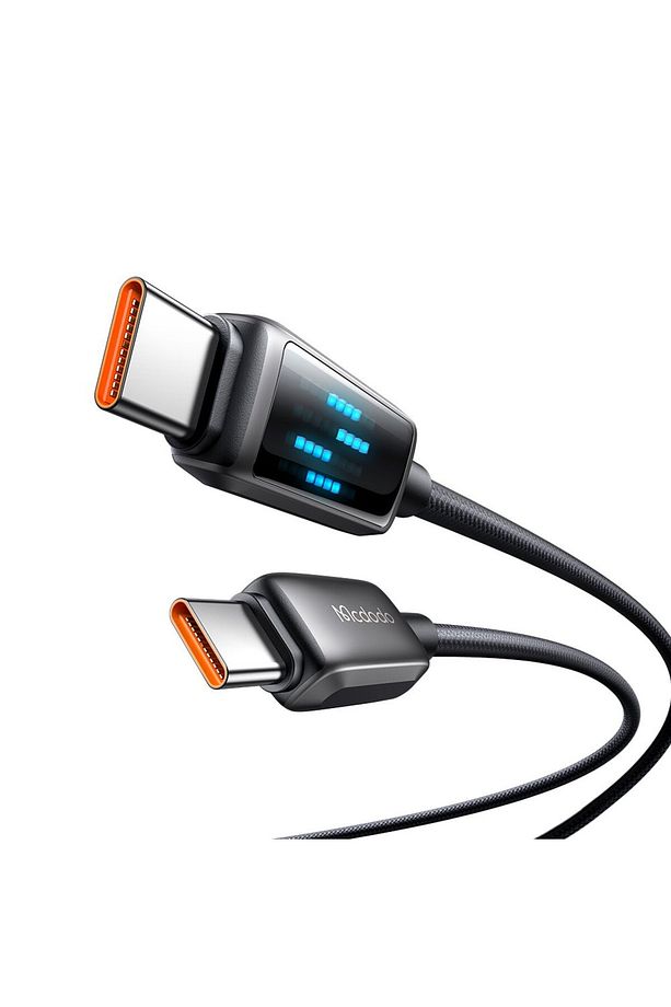 CA-4250 100W USB-C TO USB-C  ŞARJ HIZ GÖSTERGELİ ŞARJ VE DATA KABLOSU- 1.2 M SİYAH - 3