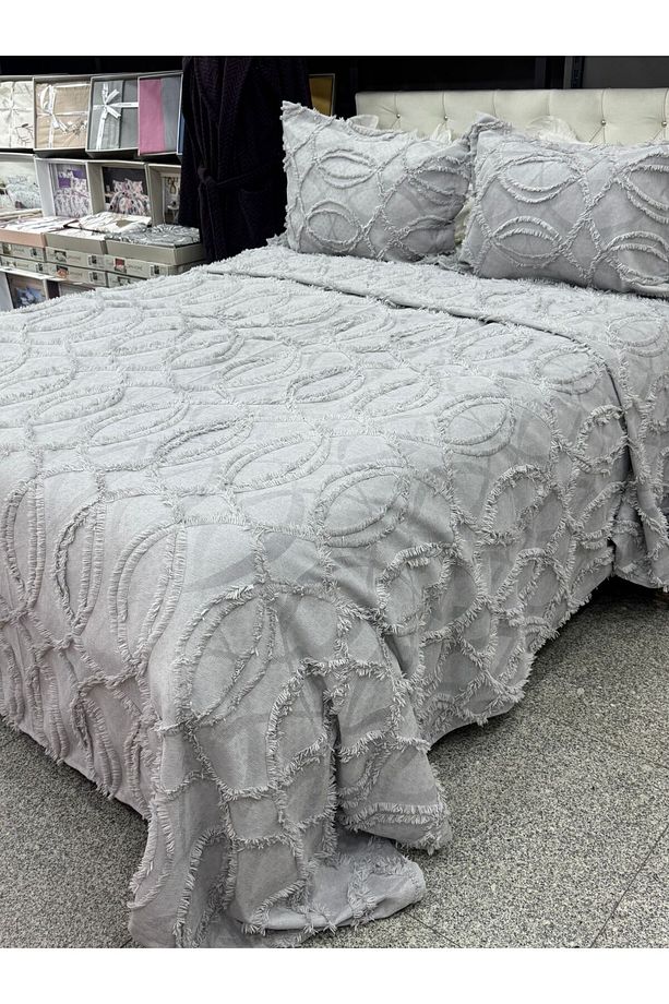 ÇAPA HOME 3 PARÇA KABARTMALI ÇİFT KİŞİLİK YATAK ÖRTÜSÜ - 1
