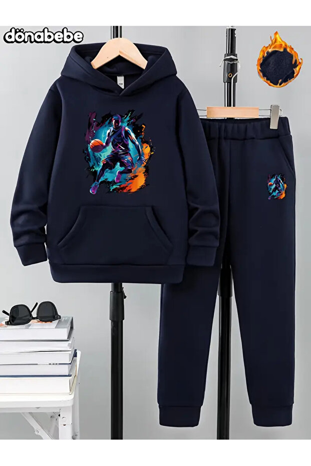 Basketball Player Printed Unisex Oversize Tracksuit Set