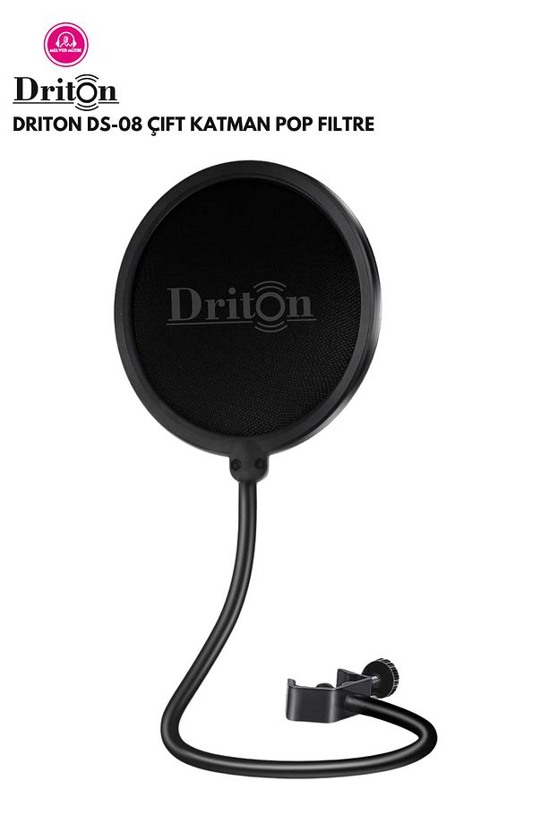 DS-08 ÇİFT KATMAN YAYINCI MİKROFON POP FİLTRE - 3