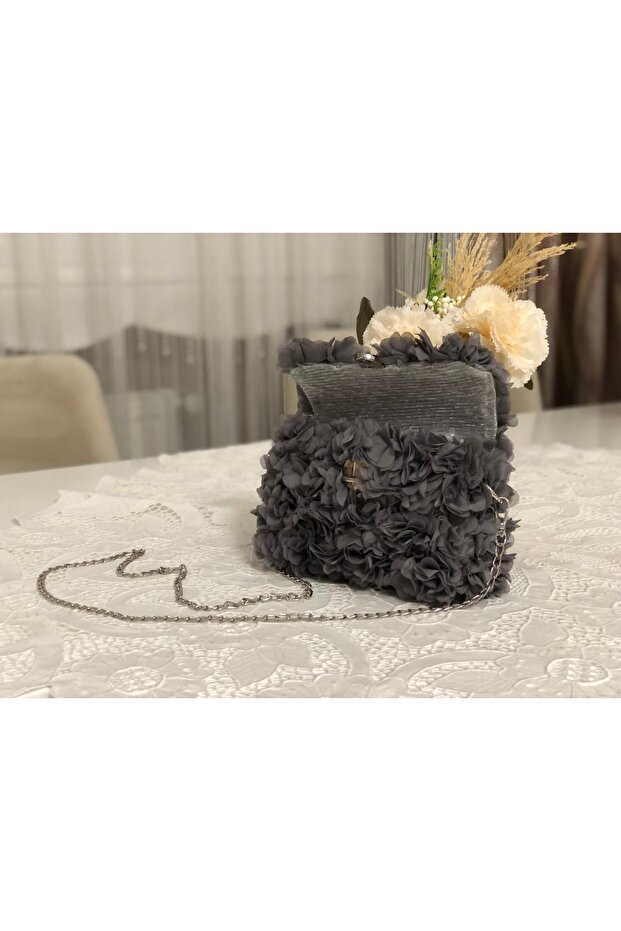 Kokoş Çiçek Çanta - 2