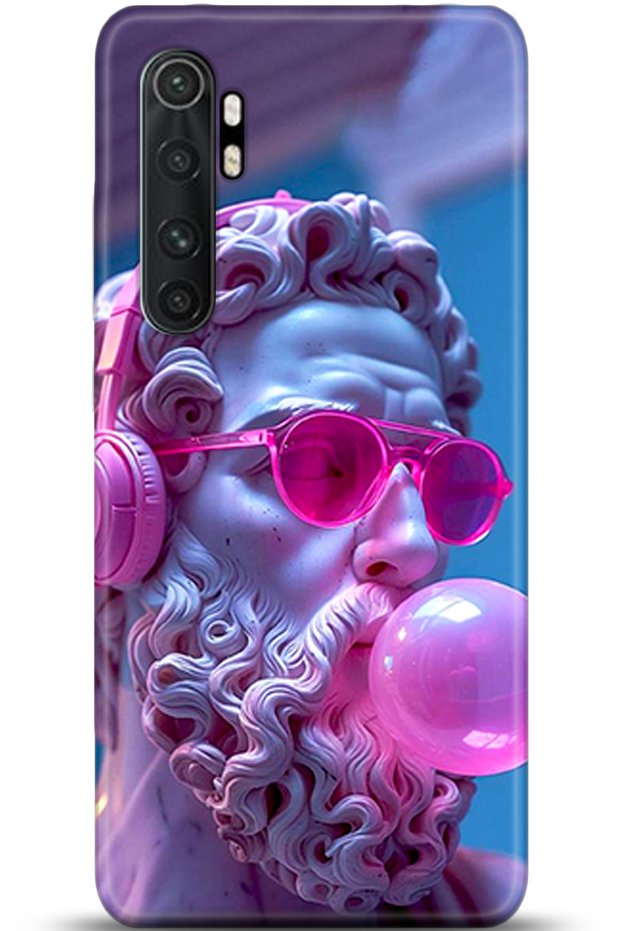 Xiaomi Mi Note 10 Lite Case Hd Printed Case - Custody Series 5435