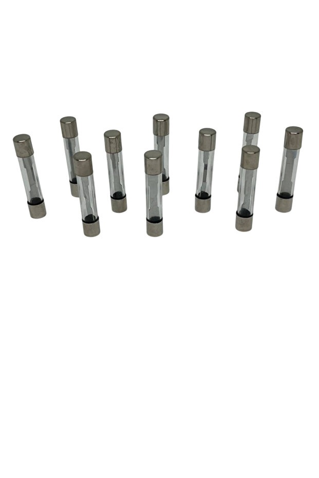 10 Adet 10 Amper 30mm Büyük Boy Cam Sigorta 10A - 2
