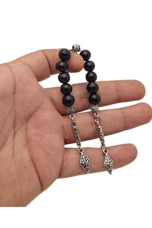 Globe Cut Oltu Stone Zaza Rosary