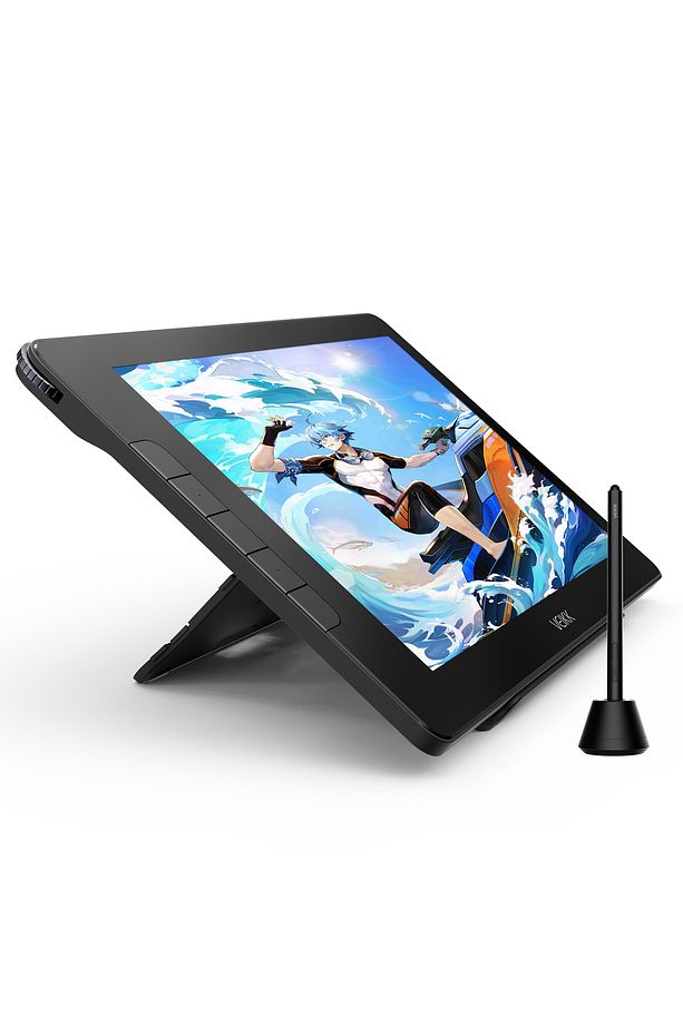 VK1600 16384  Uyumlu  Levels 5080 LPI 15.6" FHD IPS Grafik Tablet + 2 Adet Kalem - 2