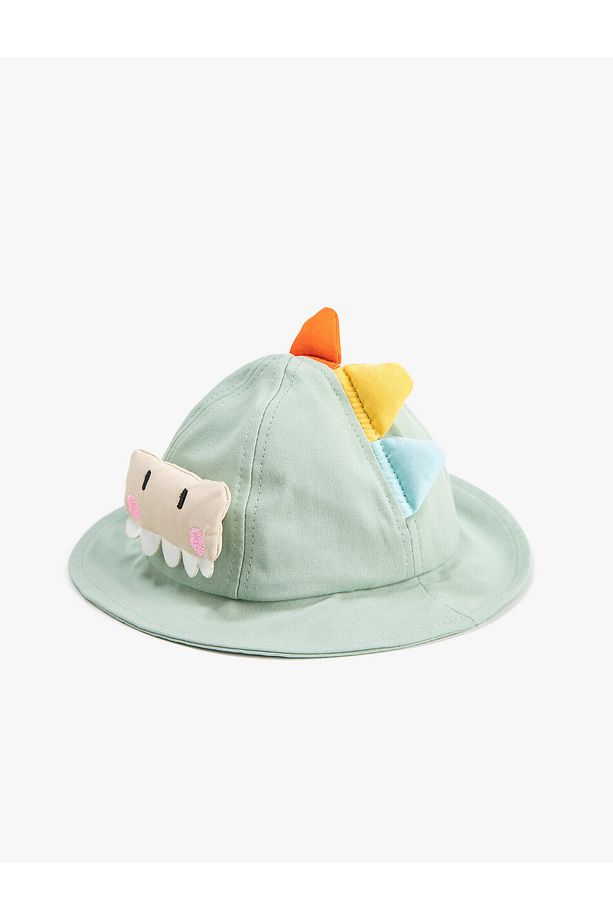 Dinozor Figürlü Bucket Şapka - 2