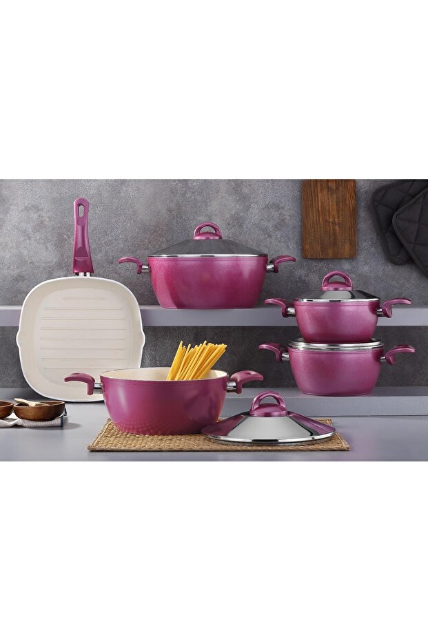 Kitchen-Pro 9 Parça Seramik Tencere Set - 1