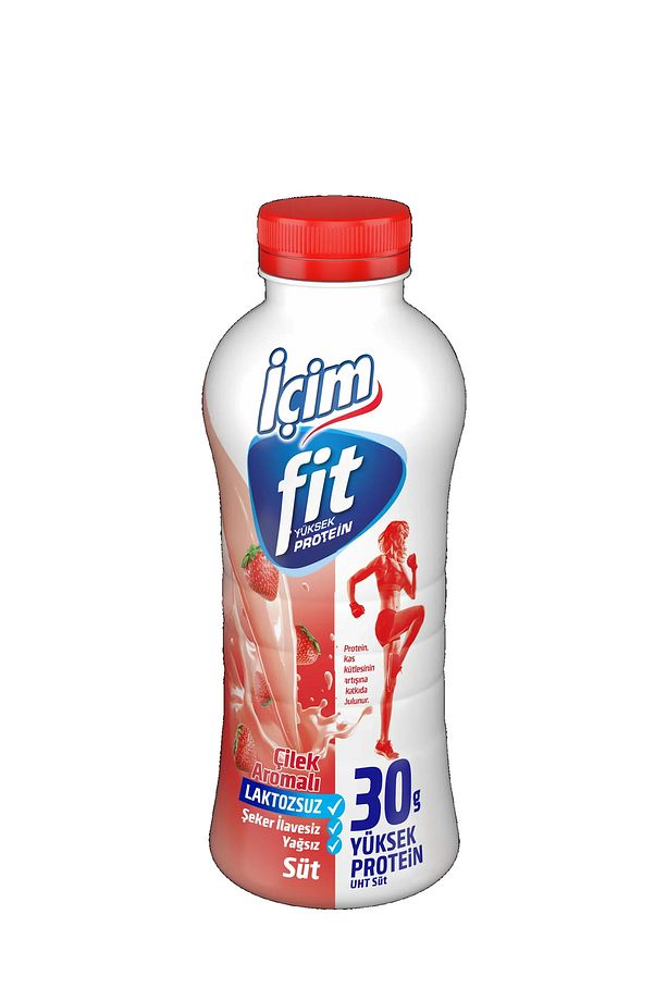 İçim Fit Çilekli Protein Sütü 400 Ml X 6 Adet - 2