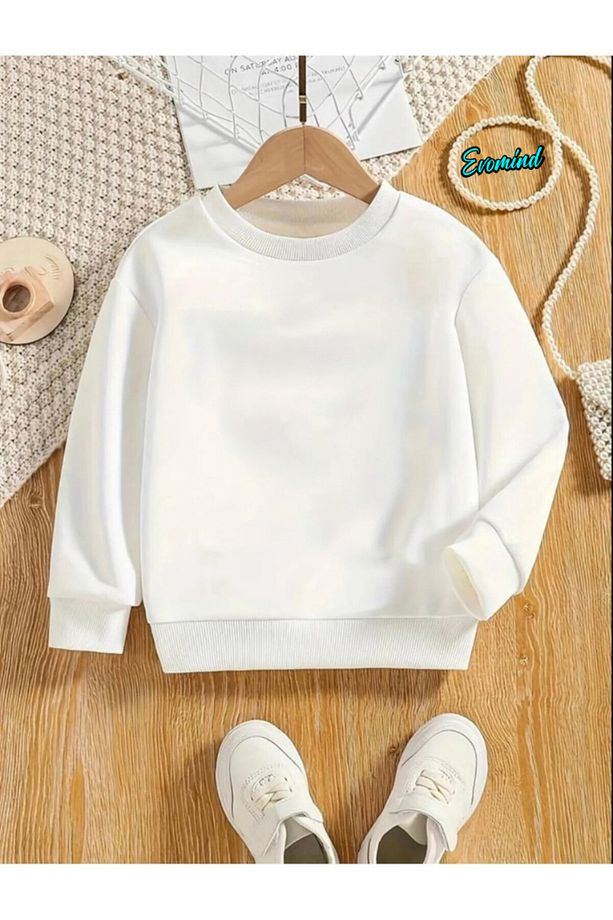Çocuk Bisiklet Yaka Sweatshirt - 1