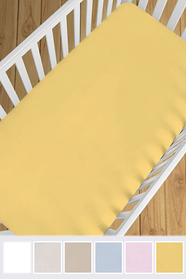 100X120 cm Mother's Side and Park Bed 100% Cotton Elasticated Bed Sheet