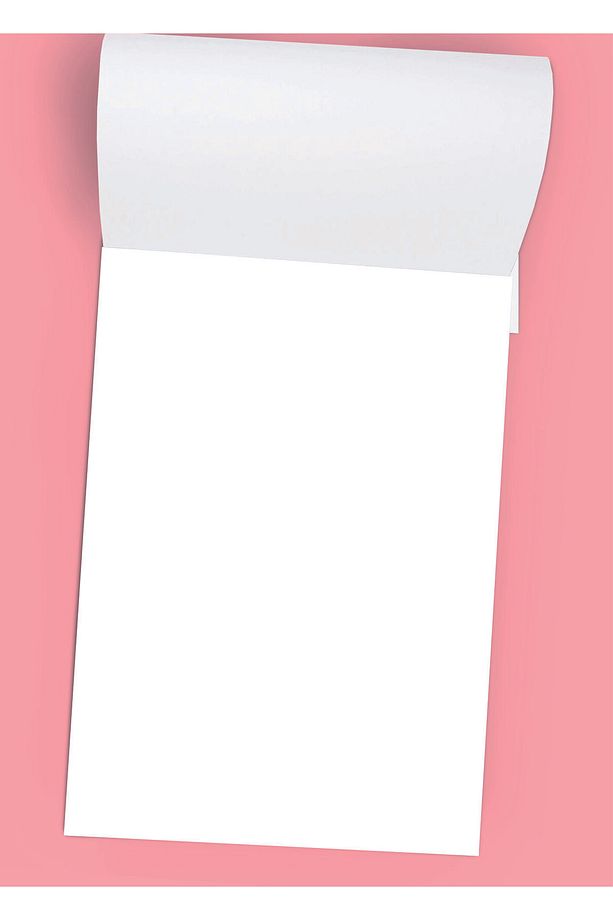 4 Adet - A5 Ebat - Baskısız Tutkallı Bloknot -Baskısız Notluk - Notepad - Yapılacaklar Listesi - 3