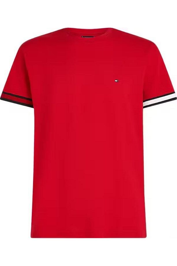 GLOBAL STRIPE FLAG CUFF TEE - 1