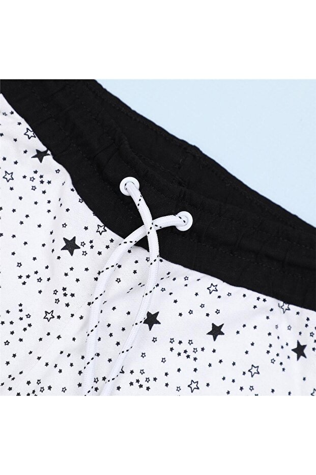 Girl's Two-Thread Thin Shorts - 28022 - Patterned - 2