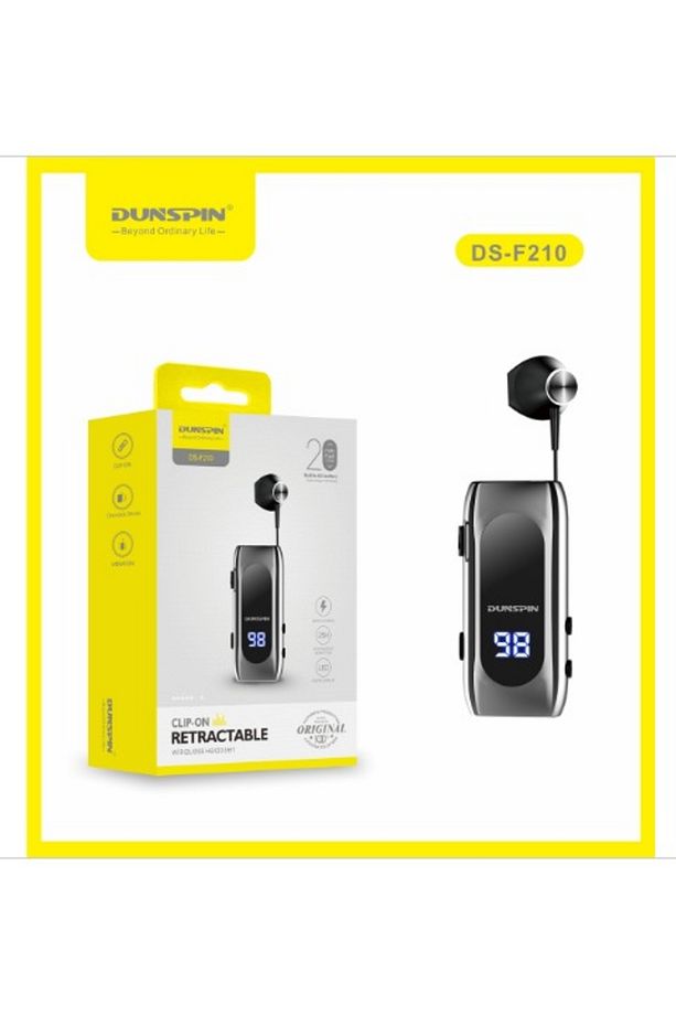 Ds-f210 Led Ekranlı Makaralı Bluetooth Kulaklık – 25 Saat Kesintisiz Kullanım - 3