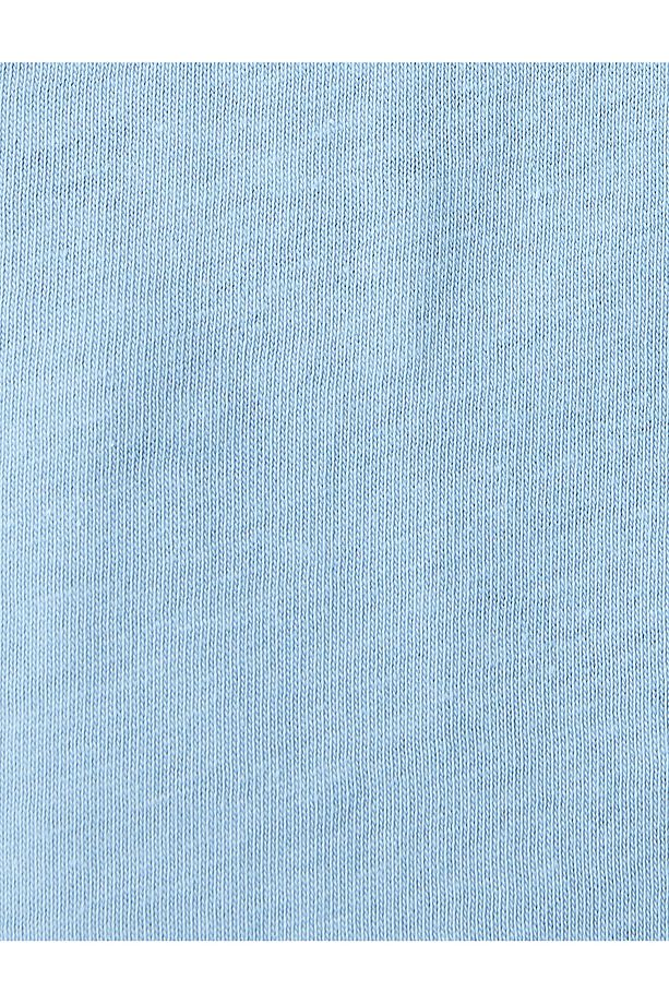 Yılbaşı Temalı Baskılı Kısa Kollu Pijama Üstü - 6