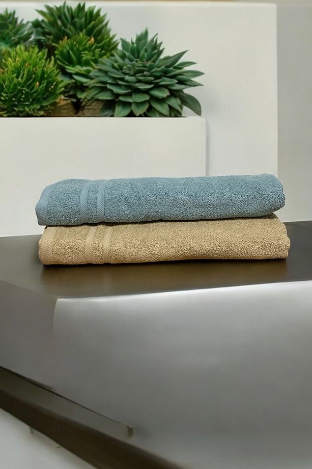 40x70 EL YÜZ BANYO MUTFAK HAVLUSU 2 ADET VİRADO KAHVE ÇAĞLA - 2