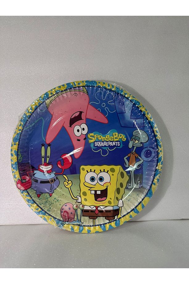 Sunger Bob 8'li Kağıt Tabak Bardak Seti - 2