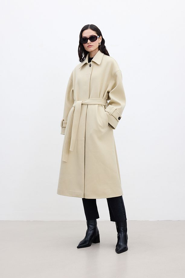 ANDY OVERSIZE KAŞE KABAN BEJ - 7