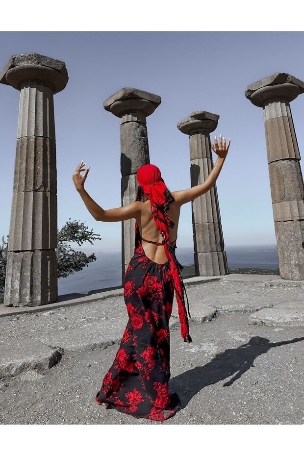 Rose Elbise Takım - 3