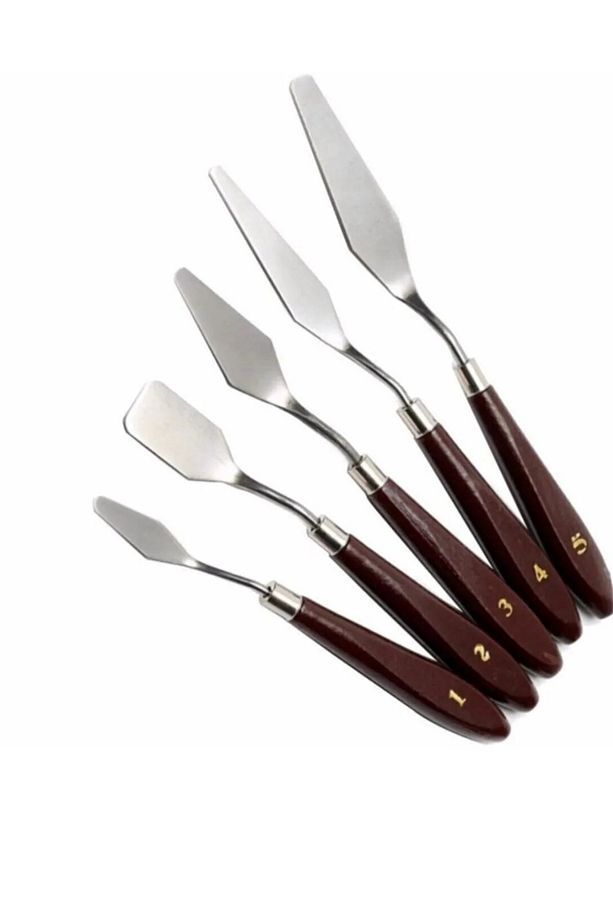 Resim Spatula Seti, Metal Spatula 5'li - 2