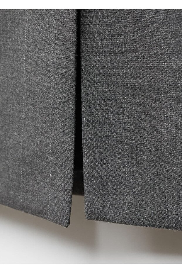 İnce çizgili etek - 6