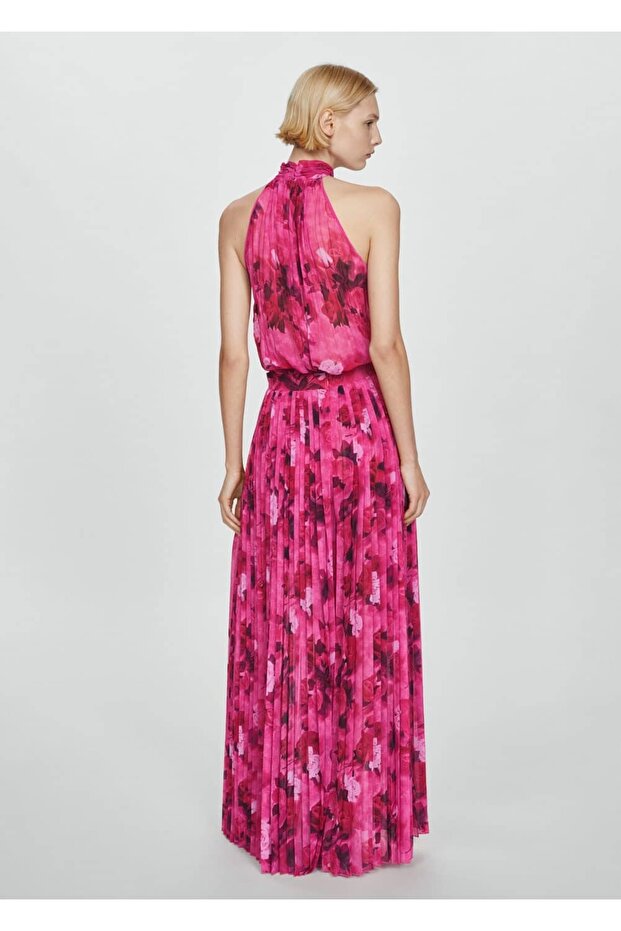 Pilili çiçekli pantolon - 4