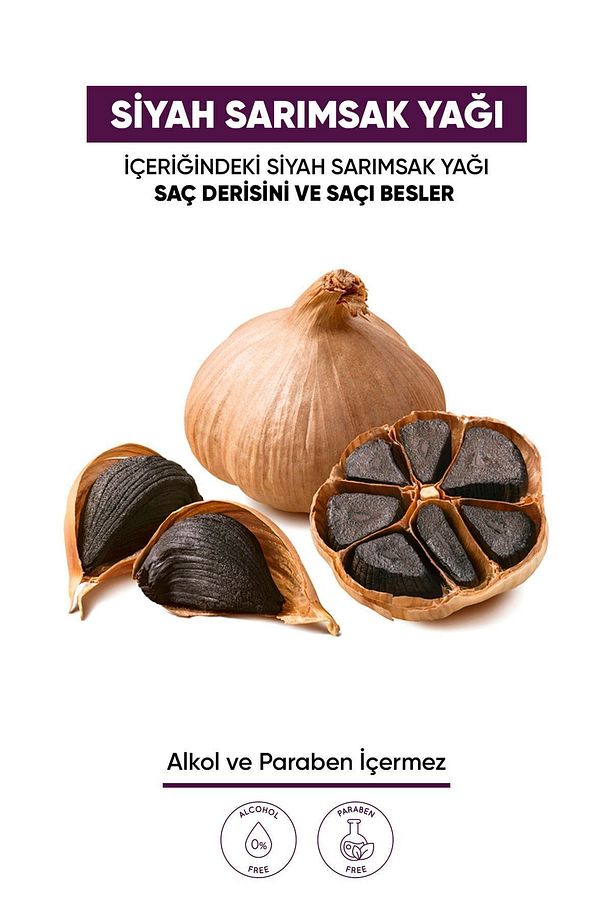 Hızlı Saç Uzatan, Aşırı Yıpranmış Ve Dökülen Saçlara Özel Kara Sarımsak Yağı 50 ml - 5