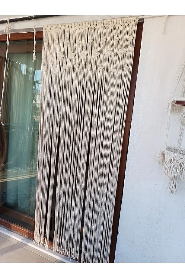 makrome perde kapı duvar süsü kapı perdesi - 2