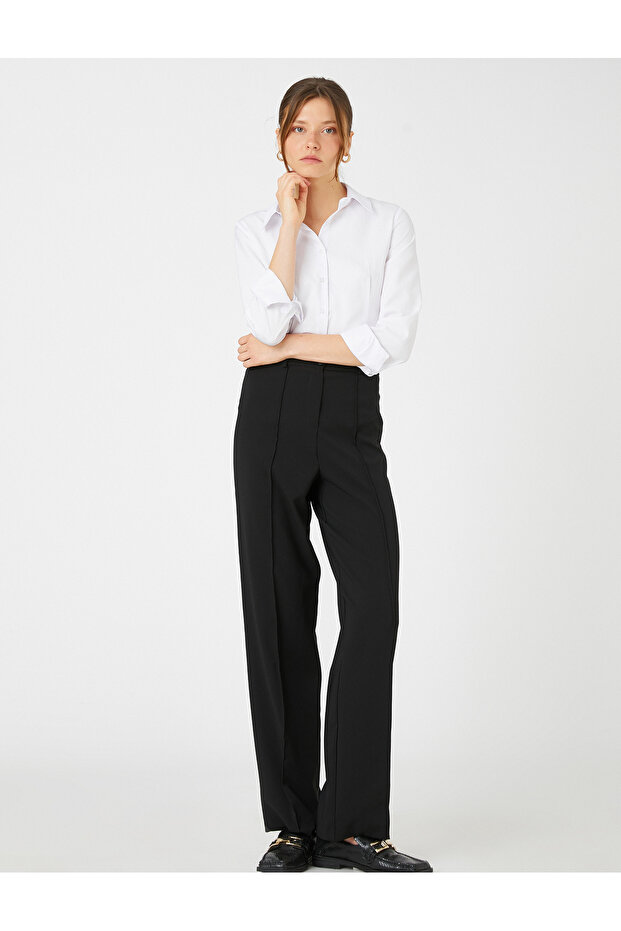 Basic Shirt Buttoned Long Sleeve - 1