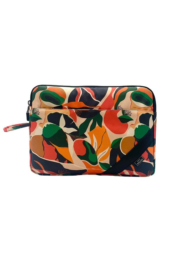 13-13.3-14'' Inç Soyut Turuncu Desen Suya Dayanıklı /laptop/macbook/notebook/kılıf/çanta - 4