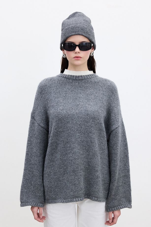 OVERSIZE KAZAK ANTRASİT - 2