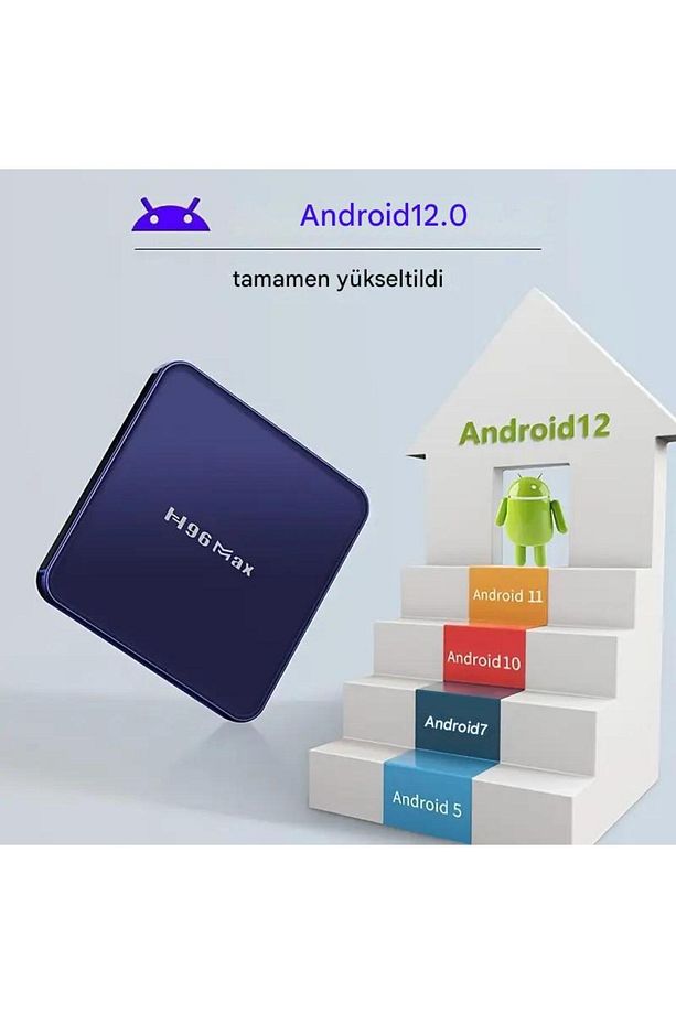 H96 Max V12 16 Gb Androıd Tv Box H96 Max 4k Androıd12 H96 16 - 5