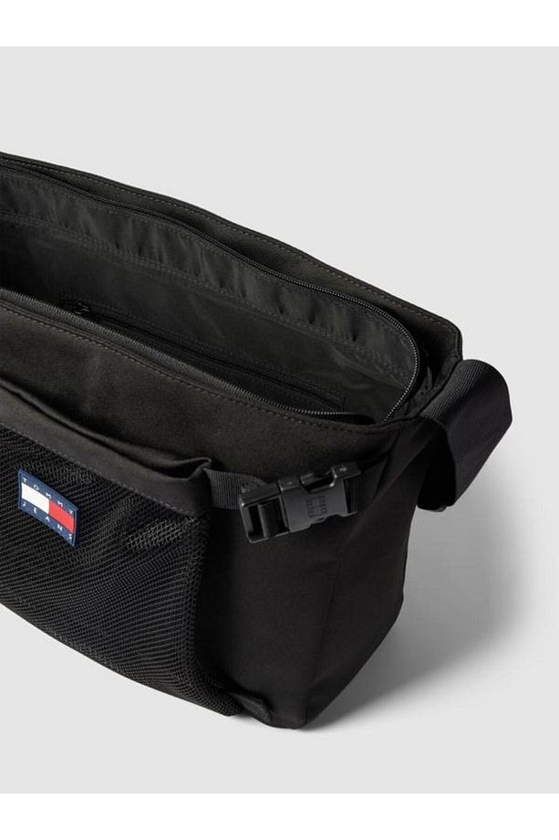 SHOULDER BAG WITH LABEL PATCH İN BLACK - 5