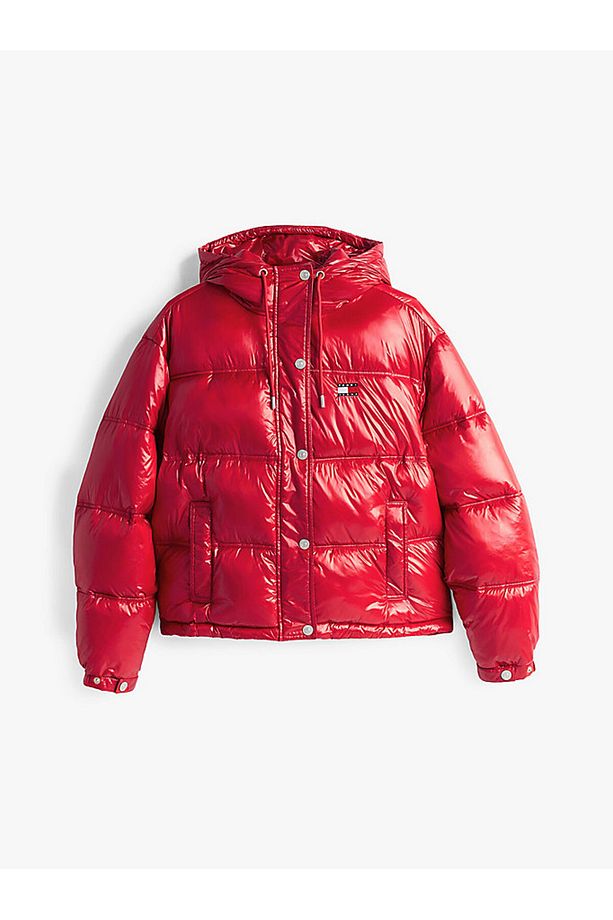 TJW SHINY HOOD BADGE PUFFER EXT - 5