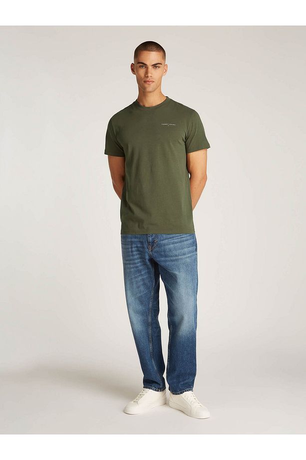 Tjm Slım Lınear Chest Ss Tee Ext - 2