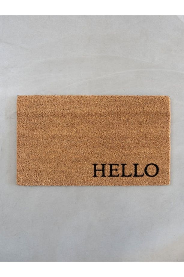 Kapı Önü Paspası Hello Minimal Ev Hediyesi 40x60 - 1