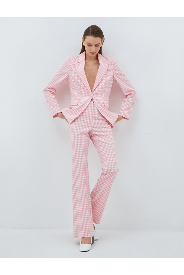 Fabric Spanish Leg Trousers