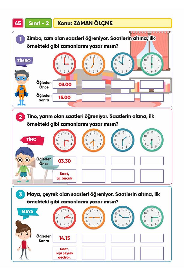 2.SINIF CANLANAN KİTAP SETİ (KIRMIZI SET) 3KİTAP 1TAKVİM NOT - 8