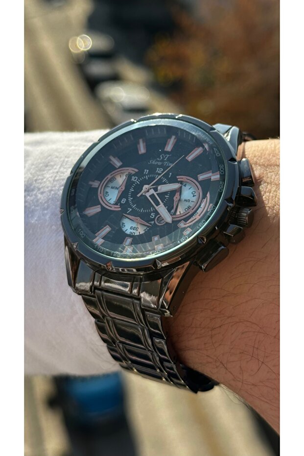 ÇELİK ERKEK KOL SAATİ - 5