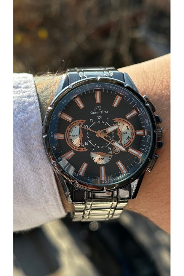 ÇELİK ERKEK KOL SAATİ - 3