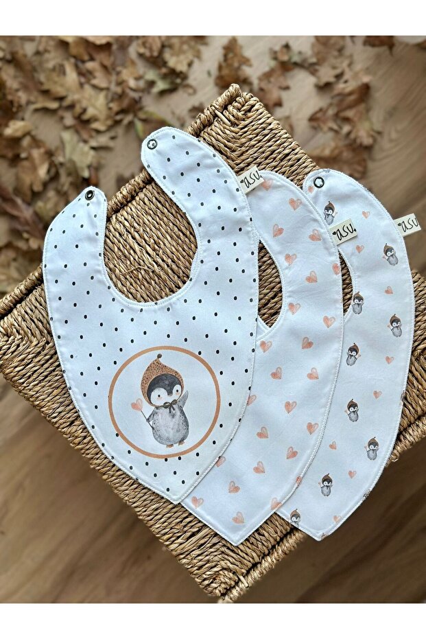 Mix&Match 3-Pack Organic Cotton Apron Pengy