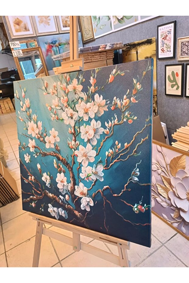 BADEM ÇİÇEĞİ KANVAS TABLO - 6